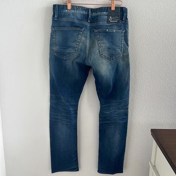 Denham Jeans Razor Slim Fit Denim Jeans Amsterdam Denim W31 - Picture 2 of 10